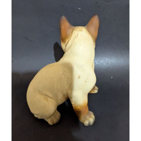 Vintage Siamese Cat Figurine Blue Eyes Hand-Painted Ceramic Decorative Piece 6" - Picture 4 of 9